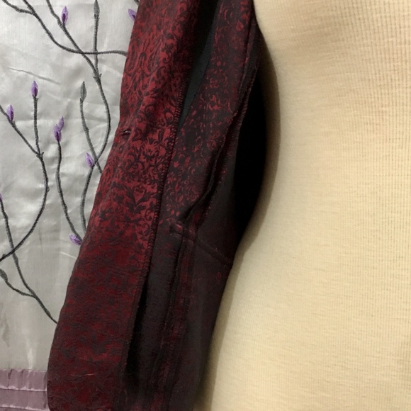 Fashion Bug | Brocade Floral Unlined Blazer - Picture 3 of 8